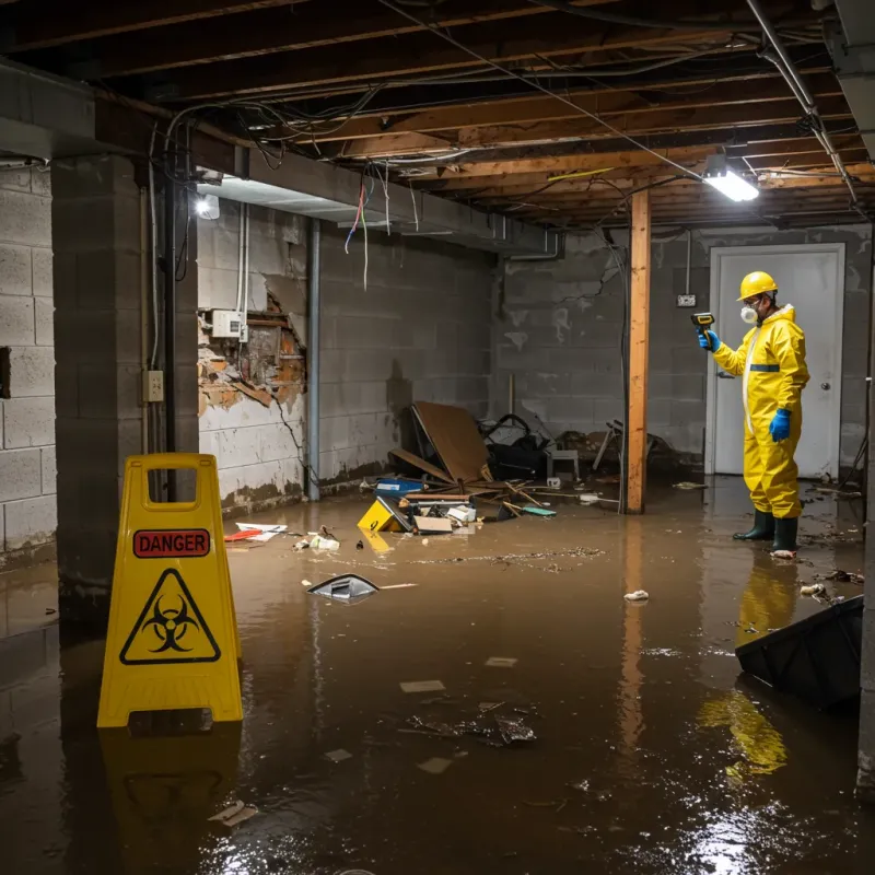 Flooded Basement Electrical Hazard in Kapaa, HI Property